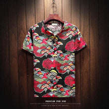 Load image into Gallery viewer, Sinicism Store 2018 Men Cotton Linen Short Sleeve T Shirt Summer Thin Fabric Chinese Traditional Clothes Male Retro t-Shirt 8801