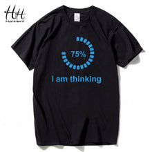 Load image into Gallery viewer, HanHent Funny T shirts Men Summer Fashion Moon Print Tshirt Casual Short Sleeve O-neck T-shirt Cotton Top Tees Dropshipping 2018