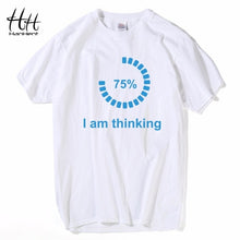 Load image into Gallery viewer, HanHent Funny T shirts Men Summer Fashion Moon Print Tshirt Casual Short Sleeve O-neck T-shirt Cotton Top Tees Dropshipping 2018