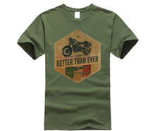 Load image into Gallery viewer, Moto Guzzi Poster Italian Vintage Classic T-Shirt Biker Motorcycle Sand Tee