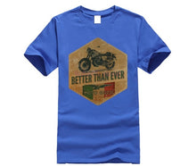 Load image into Gallery viewer, Moto Guzzi Poster Italian Vintage Classic T-Shirt Biker Motorcycle Sand Tee