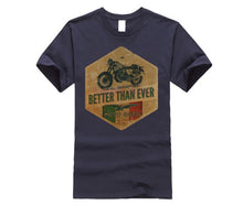 Load image into Gallery viewer, Moto Guzzi Poster Italian Vintage Classic T-Shirt Biker Motorcycle Sand Tee