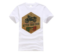 Load image into Gallery viewer, Moto Guzzi Poster Italian Vintage Classic T-Shirt Biker Motorcycle Sand Tee